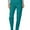 Teal Blue, variant on Adar Universal Scrubs For Women - Tapered Utility Cargo Scrub Pants