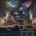 thumbnail image 5 of Galaxy Night Light Projector, USB Portable, Star Projector with 6 Projection Films, 360° Rotating 5D Holographic Lamp, Dimmable for Bedroom Ceiling Decor, 5 of 9