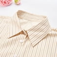 thumbnail image 6 of Red Christmas Striped Detachable Half High Collar Shirt Accessory for Holiday Fashion, 6 of 7