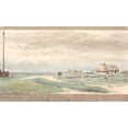 thumbnail image 2 of P. C. Skovgaard 14x10 Black Ornate Wood Framed Double Matted Museum Art Print Titled: View from Consul Axelsens Gaard Until Rheden, Where the Loads' Hunting Lies (1848 - 1849), 2 of 5