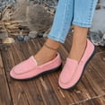 thumbnail image 3 of Furry Lined Suede Slip On Loafers for Women Winter Warm Memory Foam Plush Non Slip Casual Shoes, 3 of 8