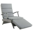 thumbnail image 7 of Envisage Chaise Outdoor Patio Wicker Rattan Lounge ChairLight Gray Gray, 7 of 7