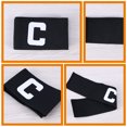 thumbnail image 4 of Milisten 2Pcs Football Soccer Captain Armband Adjustable Soccer Rugby Basketball Player Band (Random Style), 4 of 6