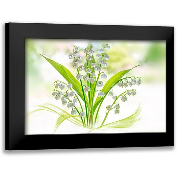 Parker, Jacky 14x11 Black Modern Framed Museum Art Print Titled - Lily Of The Valley