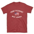 thumbnail image 1 of Point Pleasant West Virginia Patriot Men's Cotton T-Shirt, 1 of 1