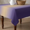 thumbnail image 4 of Khaki Dark Purple Ombre Table Cloth Waterproof Tablecloths, Modern Abstract Art Gradient Tablecloth Dining Table Cover for Kitchen Party Tabletop Outdoor, Square Tablecloth 60x60 Inch, 4 of 9