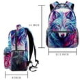 thumbnail image 2 of Lightweight Backpack Wolf School Bag Travel Laptop Daypack for Men Women Casual Rucksack, 2 of 6