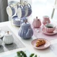 thumbnail image 6 of SWEEJAR Porcelain Tea Sets British Royal Seriesm, Coffee Cups& Saucer with Teapot Sugar Bowl Cream Pitcher Teaspoons and Tea Strainer,Suitable for High Tea, Wedding, Party , White, 6 of 6