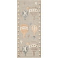 thumbnail image 2 of Unique Loom Whimsy Kids Collection Area Rug - Balloons (2' 7" x 6' 1" Runner Multi/Beige), 2 of 9