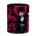 thumbnail image 1 of Organizador de escritorio compacto para bolígrafos: set de accesorios funcionales para maquillaje y estudio de arte, estilo calavera punk., 1 of 5