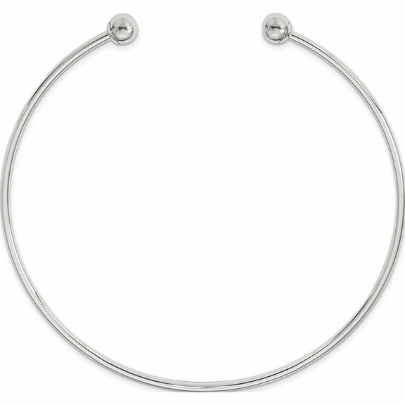 Sterling Silver Reflections Choker/Cuff Necklace Made In China -Jewelry By Sweet Pea