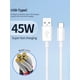 thumbnail image 5 of 3 Pack USB C Cable, USB A To USB C Cable 45W, 5A USB A To USB C Charger Cable, USB A To Type C Charger Cable Fast Charging For Galaxy S21 S20 S10 S9 S, 5 of 5