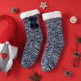 thumbnail image 5 of LEMZONE Women's Winter Slipper Socks Warm Cozy Fuzzy Fleece-lined Cabin Socks with Grippers, 5 of 5