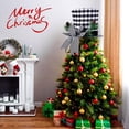 thumbnail image 2 of Christmas Tree Topper Hat, Xmas Tree Topper, Top Hat with Large Bow for Christmas Tree Decorations Desktop Ornaments Winter Holiday Party Home Decor, 2 of 8