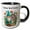 Black/White, variant on 3drose, Funny Cute Garden Gnome Home Sweet Gnome Gardening Pun, 11oz Magic Transforming Mug