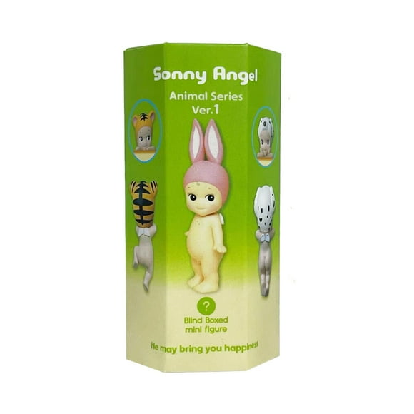 2024 Sonny Angel Hippers Blind Box Lying Down Angel Series Anime Figures Toys - 1Pc Random Mini Figure - Hippers Animal Ver.1 Series
