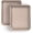 Gold-11*9*1 inch, variant on Toaster Oven Pans Set of 2, 11-Inch Nonstick Small Baking Sheets and Trays, Thick Durable Cookie Baking Pans, Easy Clean, Dishwasher Safe, Pink