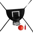 thumbnail image 2 of Aro de baloncesto para trampolín Accesorio de trampolín para todas las edades Entrenamiento de baloncesto al aire libre Marco de baloncesto fácil de con una pelota, 2 of 8