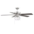thumbnail image 2 of Trade Winds Lighting 1-Light Ceiling Fan In Brushed Nickel, 2 of 9