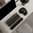 thumbnail image 2 of Office Mousepad with Gel Wrist Support - Ergonomic Gaming Desktop Mouse Pad Wrist Rest - Design Gamepad Mat Rubber Base for Laptop Computer -Silicone Non-Slip Special-Textured Surface, 2 of 8