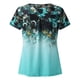thumbnail image 5 of Pntutb Mujer Casual Camiseta Impreso Manga Corta Cuello Redondo Pullover Blusa tops Pntutb Pntutb-1800, 5 of 5