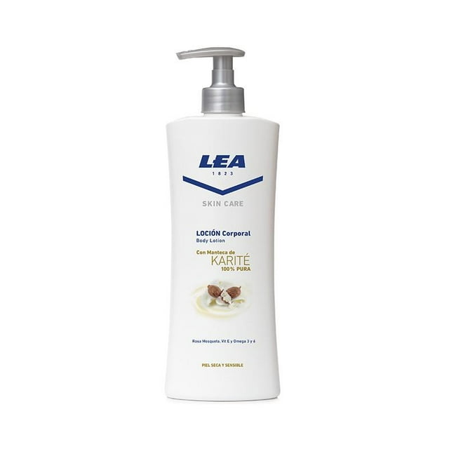 Lea Soins de la Peau Lotion pour le Corps au Beurre de Karité 100 % (400 ml) Lot de 2 Pcs
