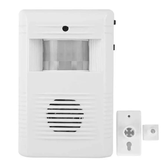 Hyhucoie Wireless Motion Sensor Doorbell Chime Guest Entry Alarm Anti-Interference Door Alert for Home Business Office Store Security