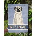 thumbnail image 3 of Caroline's Treasures BB5597GF Mastiff Brindle White Welcome Flag Garden Size , Small, multicolor, 3 of 3
