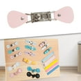 thumbnail image 3 of Freer Busy Board Montessori Toys Early Learning for Life Skills Learning Life Birthday Gift pink lock, 3 of 9