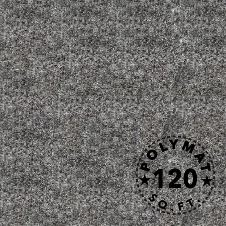 30 Feet Long by 4 Feet Wide Polymat Charcoal / Dark Grey Nonwoven Felt Fabric- Multipurpose Backed Durable Felt Fabric for Felt Crafts Handcrafted Bags Shapes Hats Accessories, easy to cut and (Best Machine To Cut Felt)