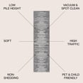 thumbnail image 4 of JONATHAN Y MOROCCAN HYPE 2 x 8 Runner Rug, Aya Berber Stripe Geometric - Gray/Cream, MOH205B-28, 4 of 10