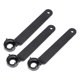 thumbnail image 5 of Llave de Tuerca de Bloqueo, 3pcs Diseño Ergonímico eficiente 4 Llave Molinera de Ángulo de Garra que se Ajusta a PrueBa de Óxido para accesorios de molinillo angular angular angulargular, 5 of 7