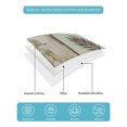 thumbnail image 4 of Quilt King Size Bedding Set, Vintage Leaves Reversible Summer Quilt 3 Pieces, Green Palm Plants Ginkgo Rustic Botanical Lightweight Bedspreads Coverlets with 2 Pillow Shams for All Seasons, 4 of 5