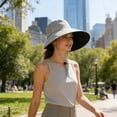 thumbnail image 5 of UPF 50+ Wide Brim Sun Hat for Women, Packable UV Protection Bucket Hat with Adjustable Chin Strap, Breathable Outdoor Hat for Hiking, Beach, Gardening, Travel & Summer Activities, 5 of 6