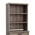 thumbnail image 3 of Pemberly Row Engineered Wood Library Hutch in Pebble Pine / Brown Finish, 3 of 5
