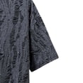 thumbnail image 3 of 5XL-8XL Ripped T Shirts for Men Plus Size Short Sleeve Lightweight Tees Tops Casual Solid Pullover Crewneck Breathable Streetwear Tshirts, 3 of 4