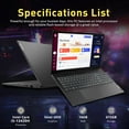 thumbnail image 3 of Lenovo V15 Gen 4 15.6" FHD Anti-Glare Laptop, Intel i5-13420H, 16GB DDR4 RAM, 672GB Storage (512GB SSD+160GB Docking Station Set), ‎Intel UHD Graphics, Number Pad, Webcam, Windows 11 Pro, Black, 3 of 9