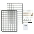 thumbnail image 7 of VEVOR Grid Wall Panels 4 Pack High Load Capacity Wall Storage Organizer 11.8x15.7 inch Multipack, 7 of 7