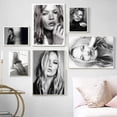 thumbnail image 4 of Póster de supermodelo sexy para mujer, pintura en lienzo de Kate Moss, arte de pared, imagen para decoración del hogar y sala de estar, 4 of 5