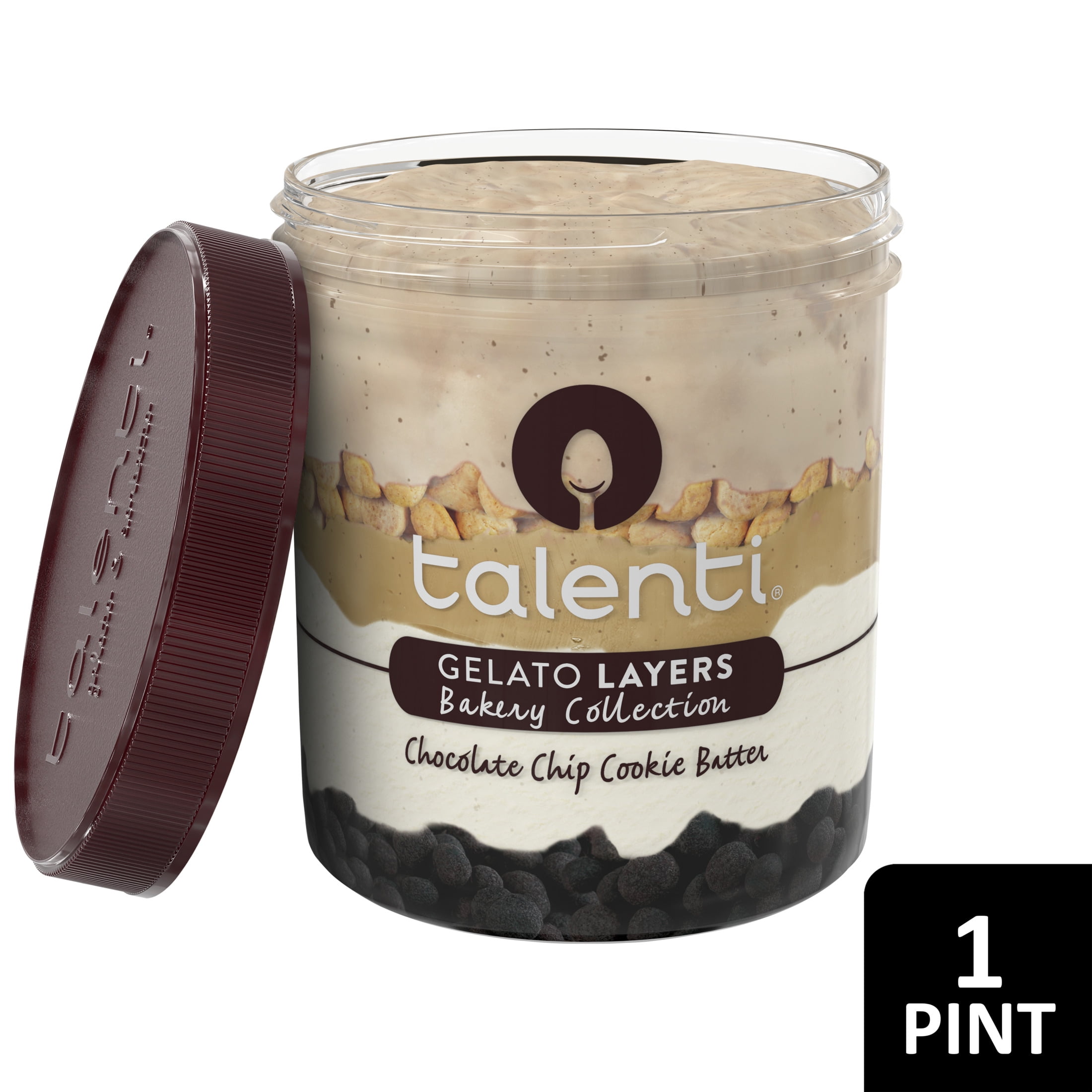Talenti Gelato Layers Bakery Collection Chocolate Cookie Batter Frozen Desserts, 11 oz