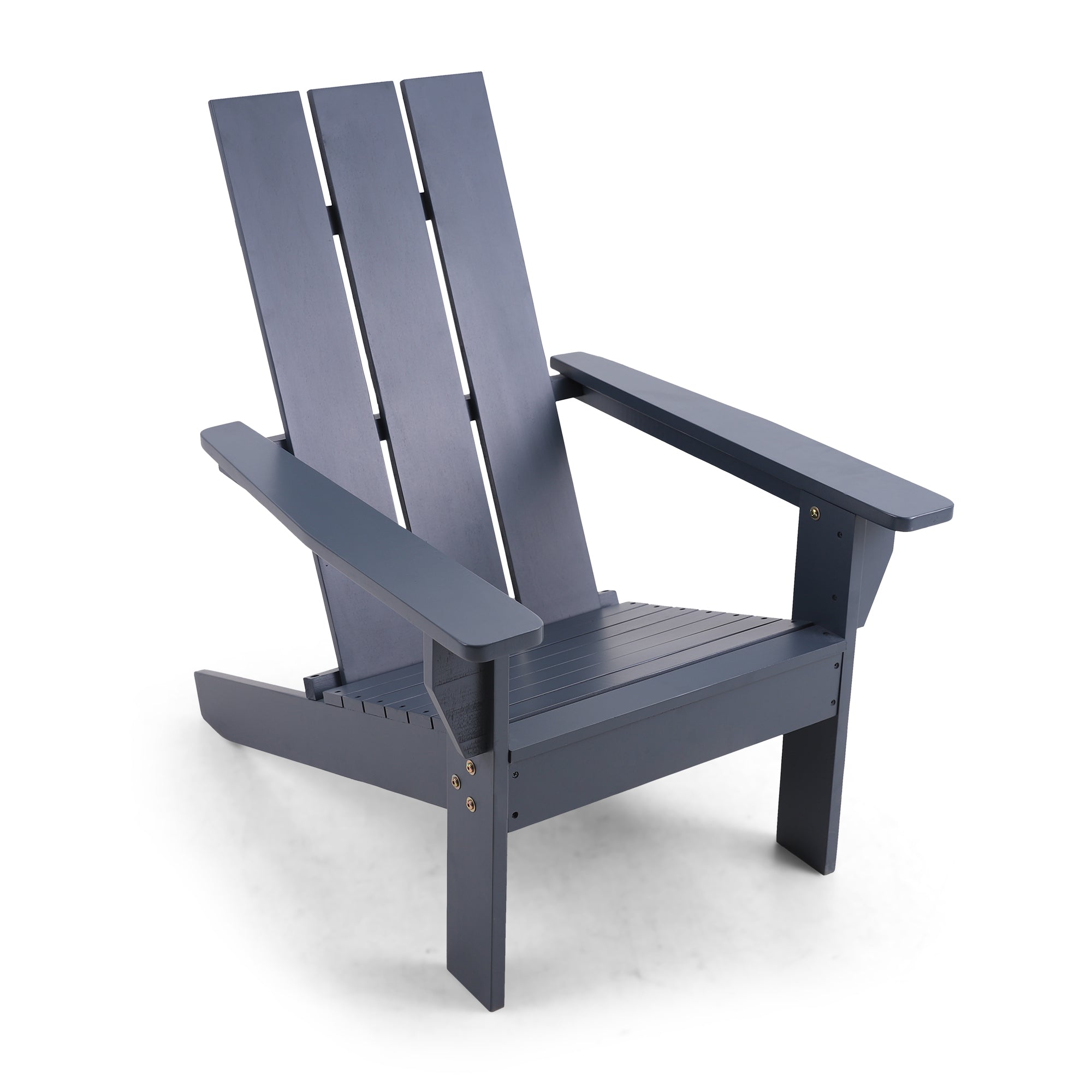 Sophia & William Grey Patio Wooden Adirondack Chair Lounge Chair for Garden Beach Balcony Backyard Lawn - image 2 of 5