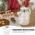 thumbnail image 5 of IBASETOY Transparent Water Pitcher with Ergonomic Handle Made of Glass for Home Use 1.5L, 5 of 7
