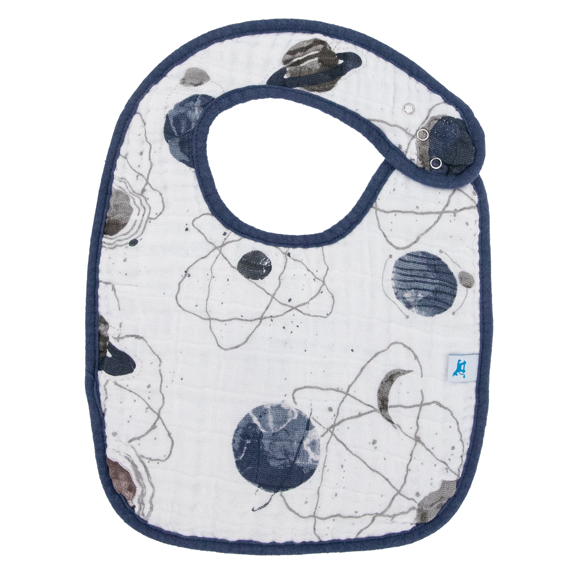 Little Unicorn Cotton Muslin Baby Bib 3 Pack - Planetary