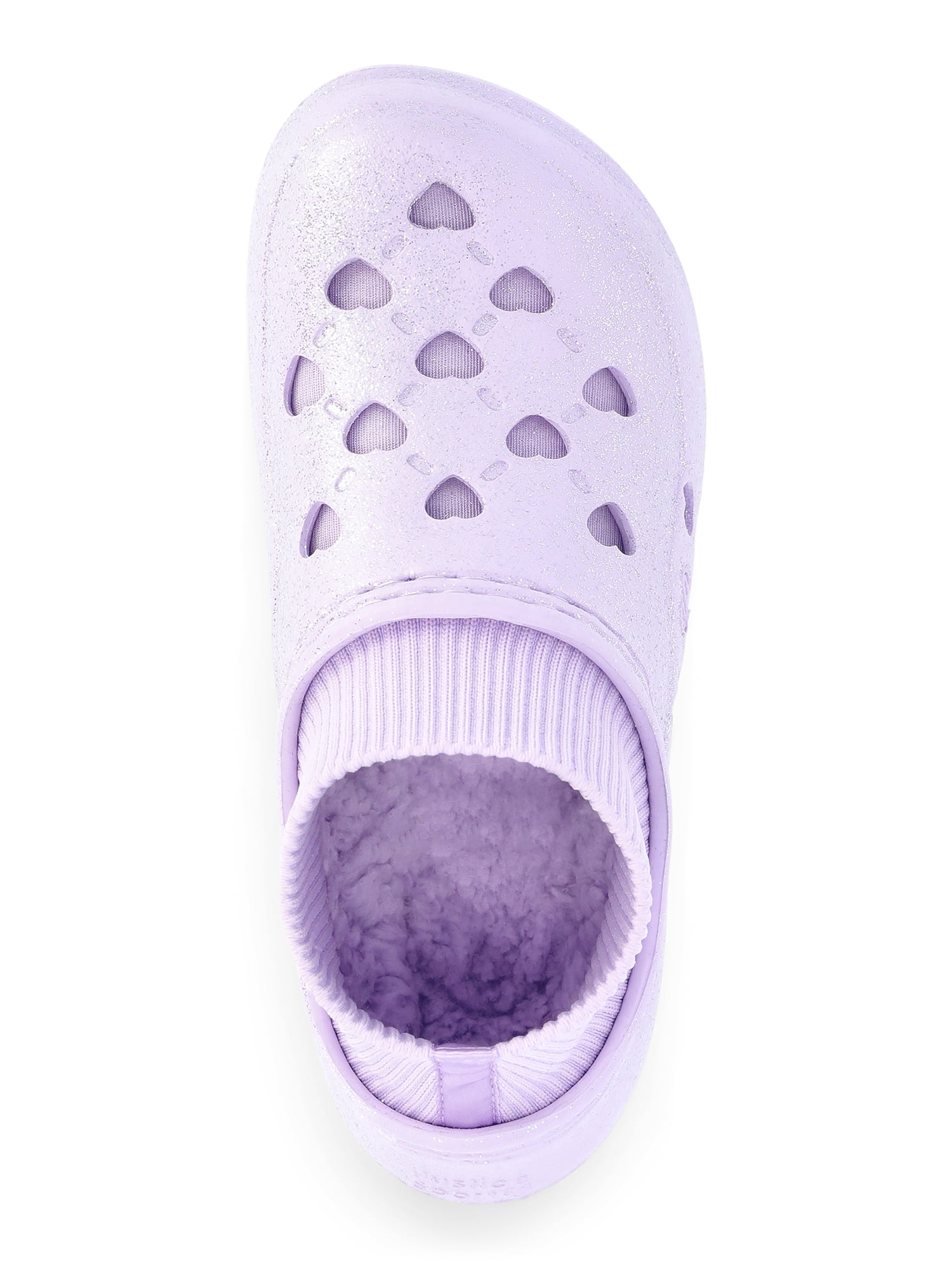 Justice Little & Big Girl Glitter Sock Clog