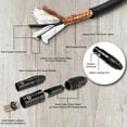 thumbnail image 2 of Coluber Cable - Balanced XLR Cable Male to Right Angle Female - Audio Cable, 2 of 7