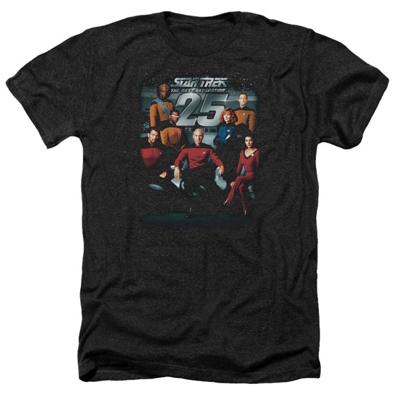 Star Trek - 25Th Anniversary Crew - Heather Short Sleeve Shirt - XX-Large