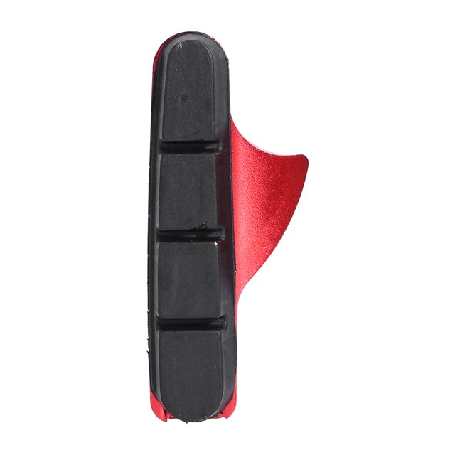 Plaquettes de Frein de Bicyclette Rouges Chaussures de Plaquette de Frein Alliage d'Aluminium Caoutchouc 2 Pcs Chaussures de Frein de Route en Alliage d'Aluminium Style Tiroir Plaquettes de Frein Pourred