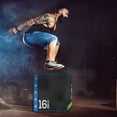 thumbnail image 6 of BalanceFrom Foam Plyometric Jump Box with 16”, 20”, and 24” Heights, 10 lbs, Multicolored, 6 of 7