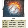 thumbnail image 3 of Yibo Video Game Controller Pattern Blanket Ultra Soft Warm All Season Gaming Gadgets Decorative Blankets for Bed Chair Car Sofa Couch Bedroom, 3 of 9