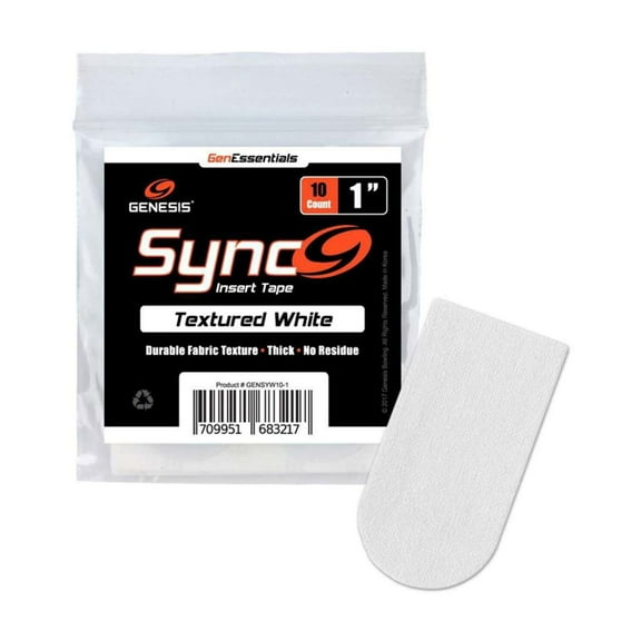 Genesis Sync White 1" Insert Tape 10ct